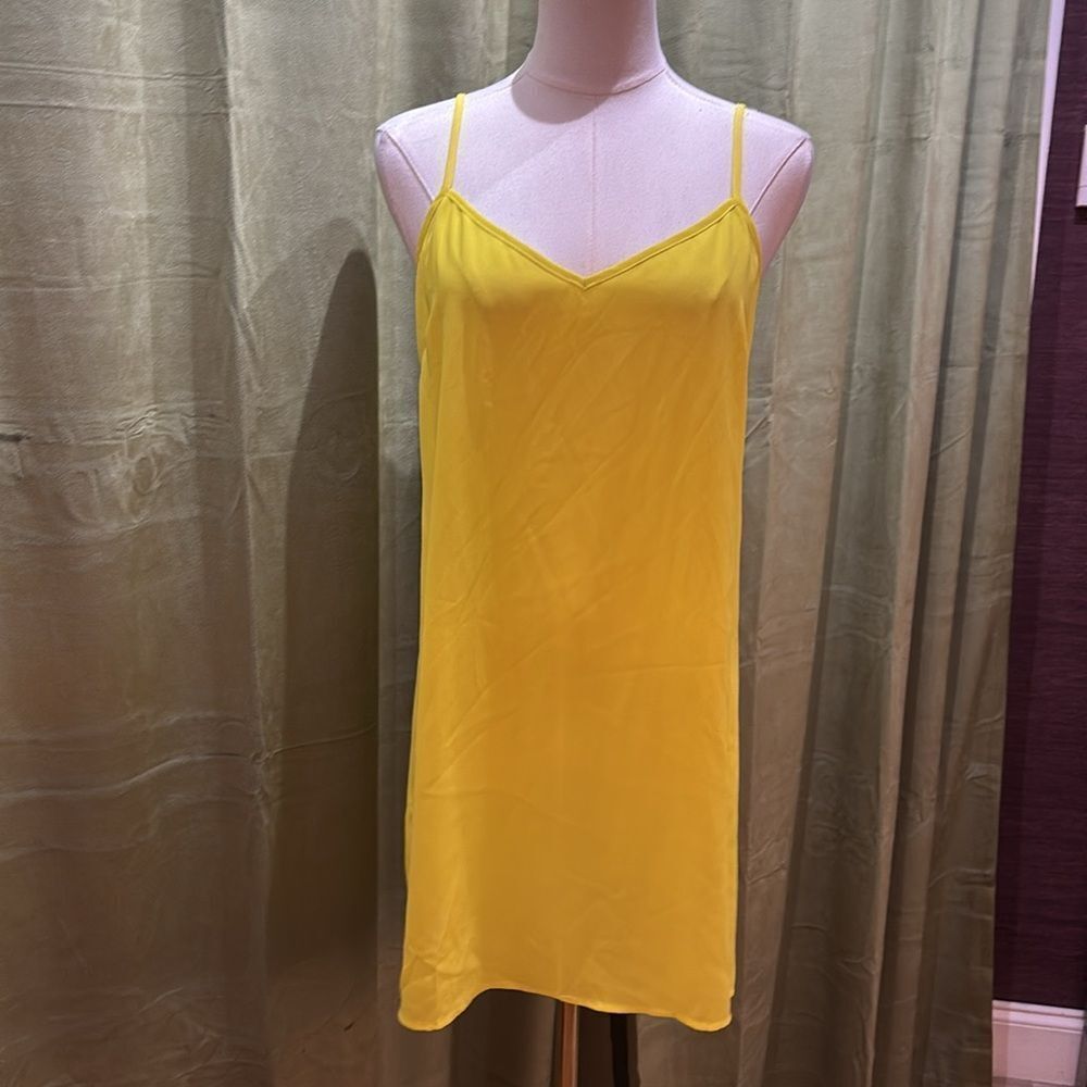 Karen Millen Vibrant Yellow/green appliqué Dress, US6 - Picture 13 of 15